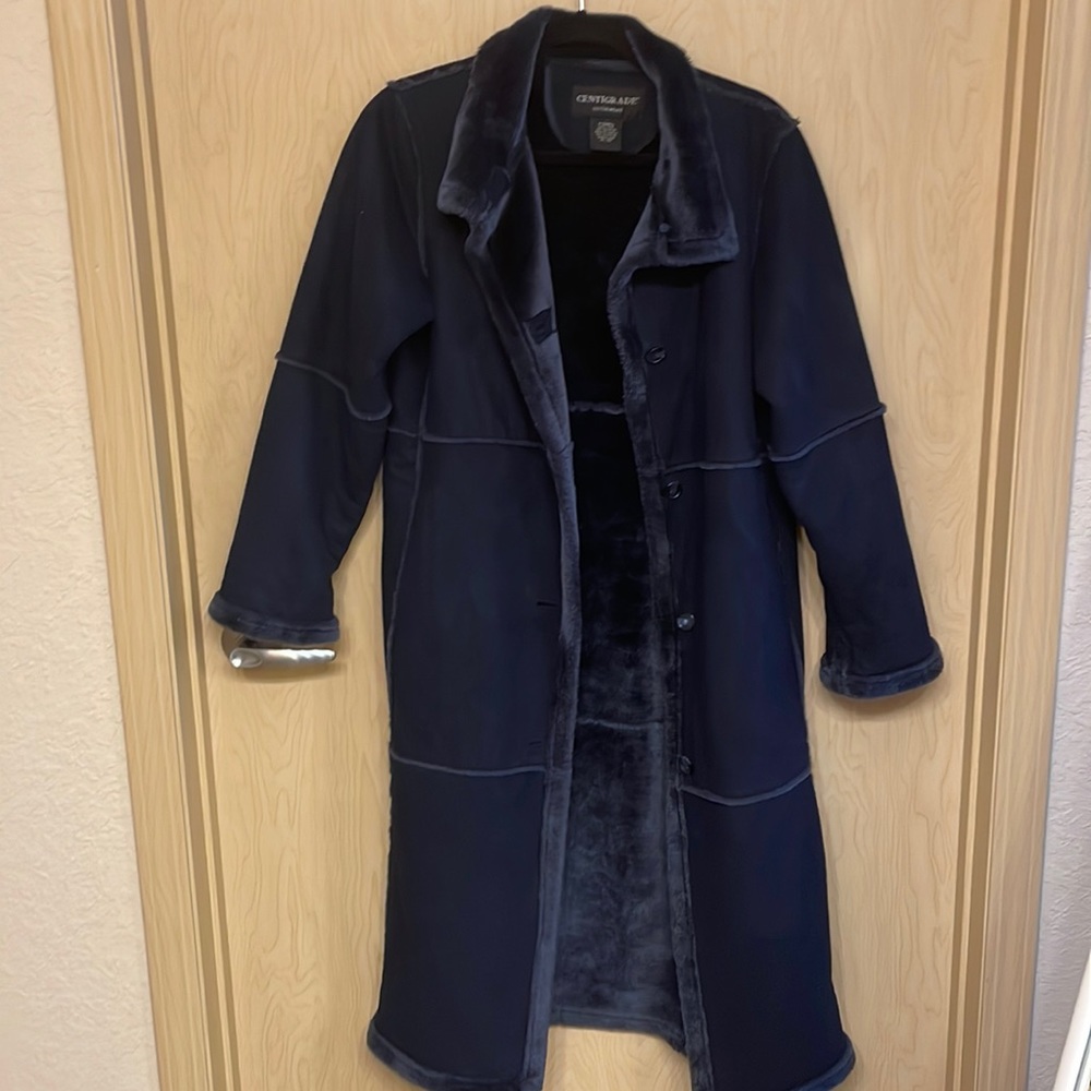 Vintage Long Faux Fur Winter Coat
